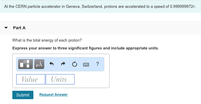 Solved At The CERN Particle Accelerator In Geneva, | Chegg.com