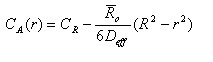 Solved 1) A porous spherical catalyst with a radius of R is | Chegg.com