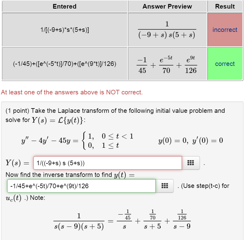 Solved Take The Laplace Transform Of The Following Initial