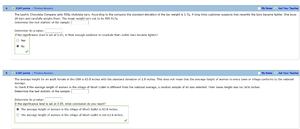 Solved 4. 0.34/1 points| Previnus Answers Mty Notes Ask Your | Chegg.com