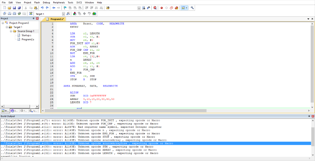 Solved Write an ARM assembly program that tallies the number