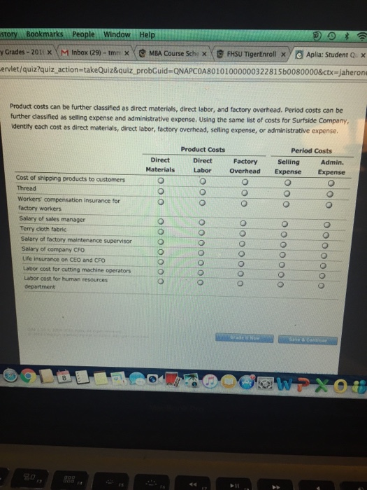 Solved Product costs can be further classified as direct
