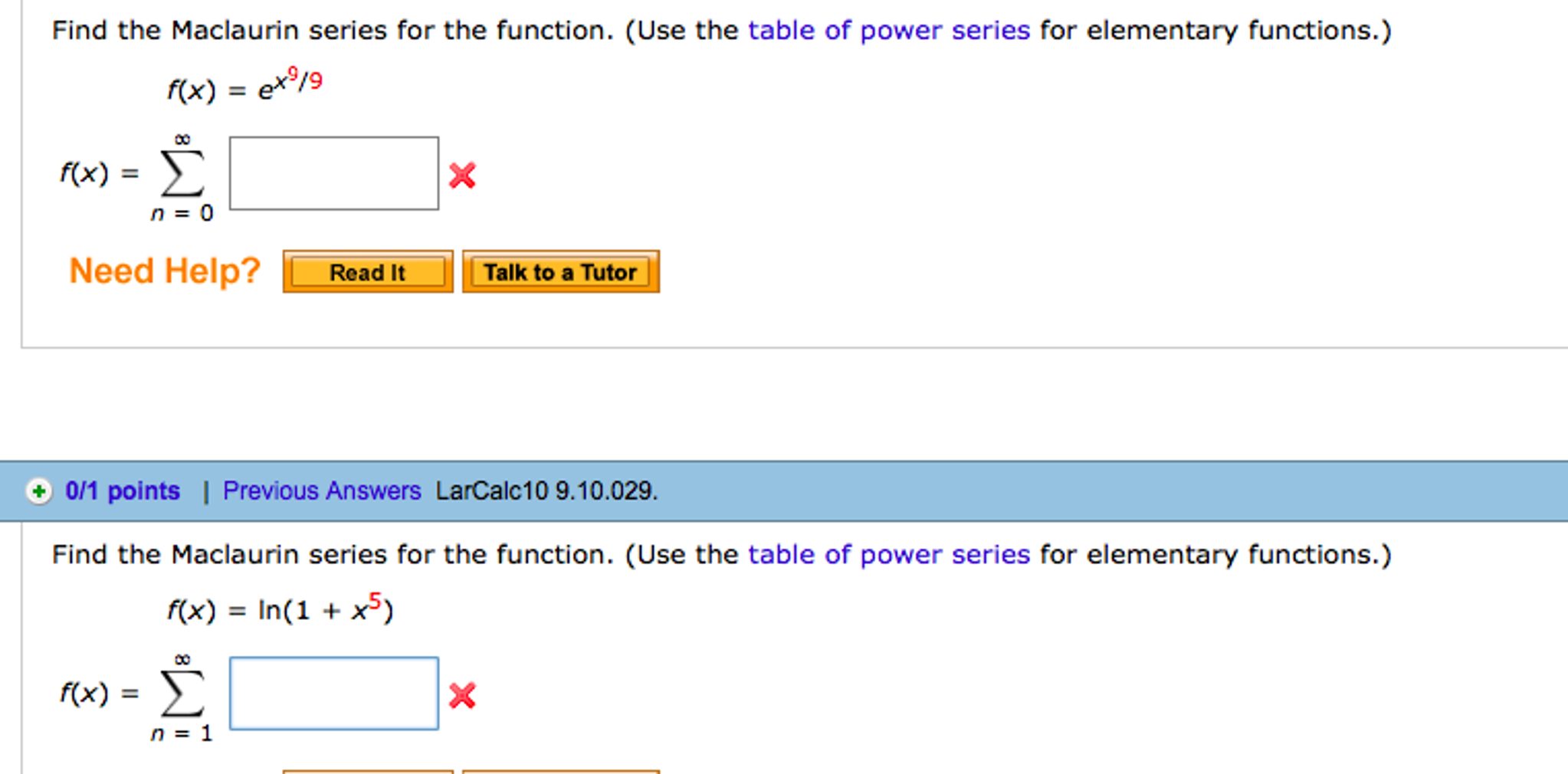 Solved Find The Maclaurin Series For The Function Use The 5792