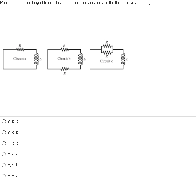 Solved Which of the following statements about inductors are