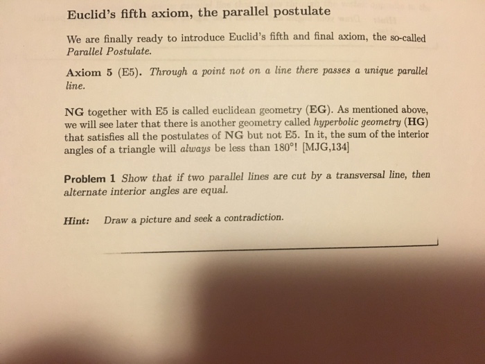 Solved Geometry Question | Chegg.com