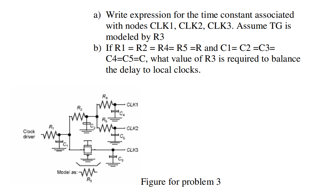 Solved You are designing a clock distribution network in | Chegg.com