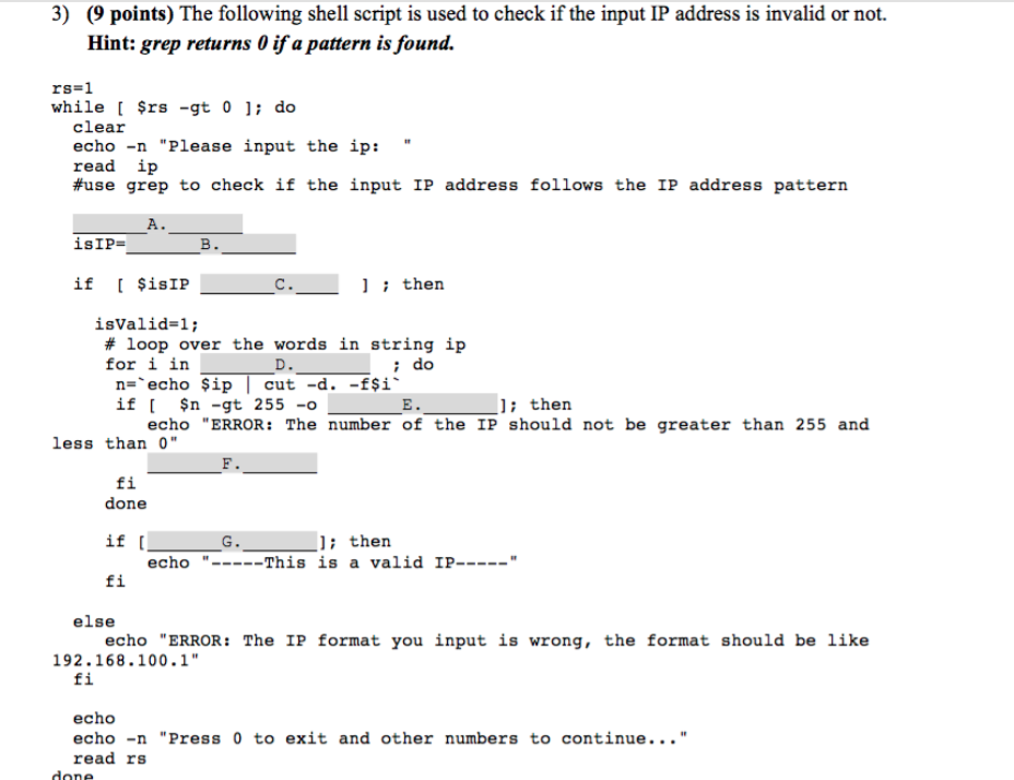 grep ip address linux