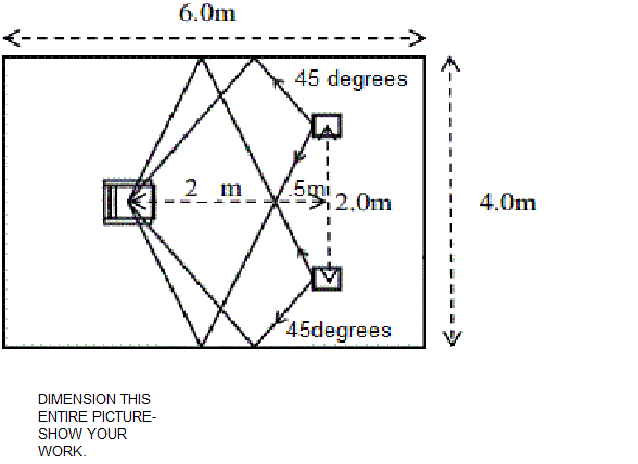 Solved Dimension this entire picture-show your work. | Chegg.com