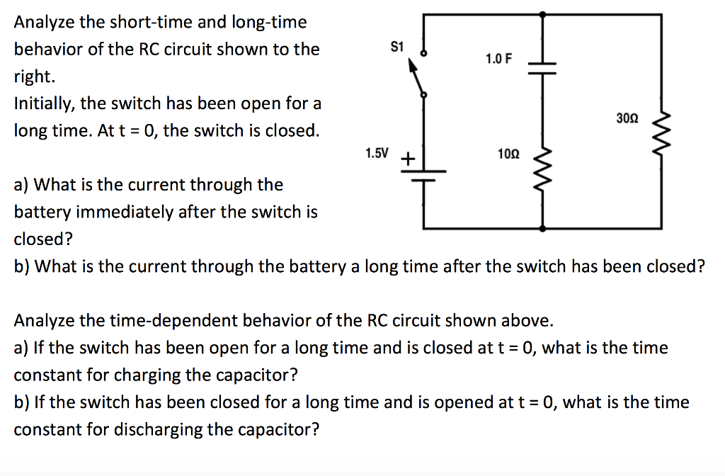 Solved Analyze the shorttime and longtime behavior of the