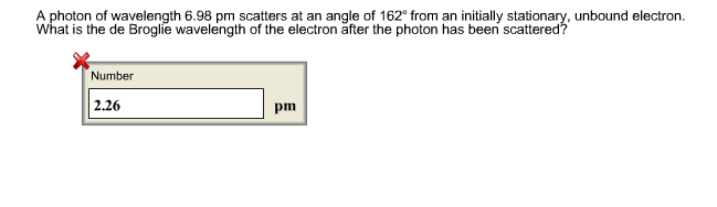 Solved A Photon Of Wavelength 6 98 Pm Scatters At An Angle Chegg