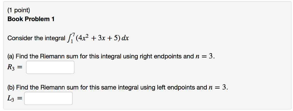 Solved Consider The Integral Integral 7 1 4x 2 3x 5 dx Chegg solved-consider-the-integral-integral-7-1-4x-2-3x-5-dx-chegg
