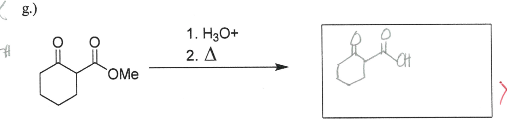 Solved 1. H3O+ ??????? OMe | Chegg.com