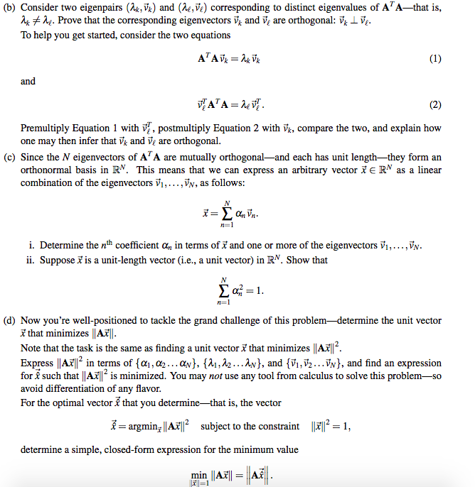 Solved Constrained Least-Squares Optimization In This | Chegg.com