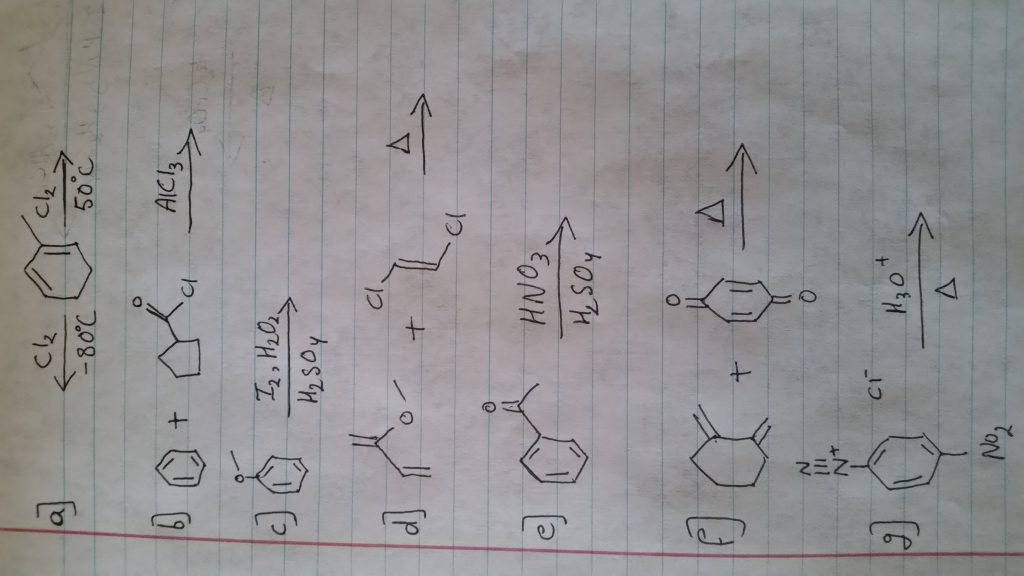 Solved N* C 1 HNO H, SO t '30 50 C. AICI | Chegg.com