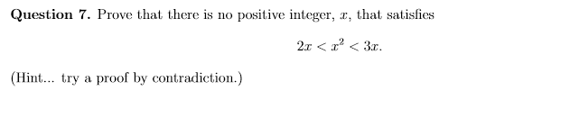 Solved Prove that there is no positive integer, x, that | Chegg.com