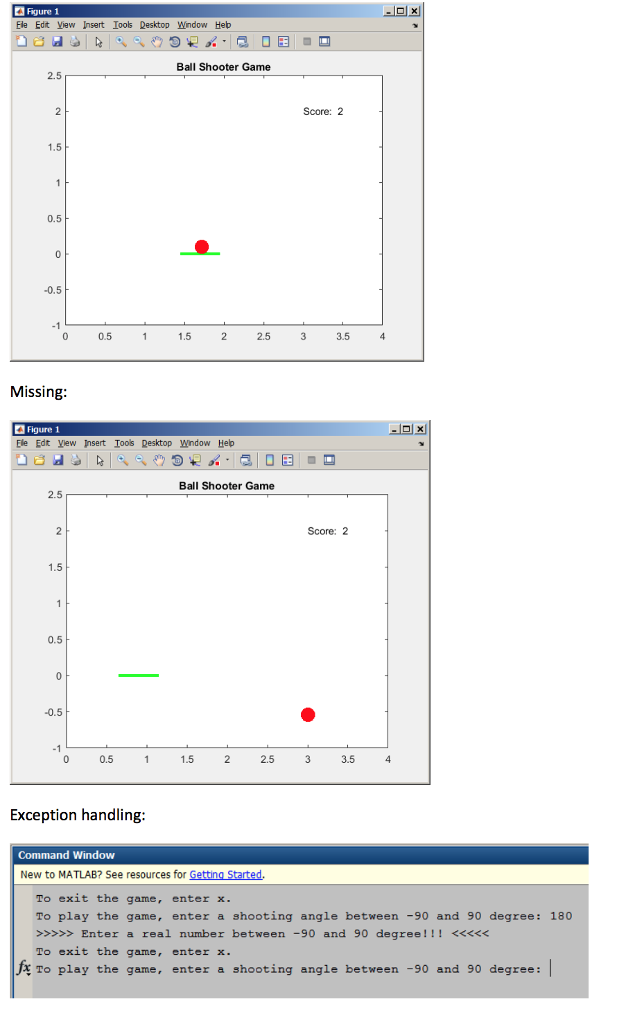 You will design a game interface in a MATLAB program | Chegg.com