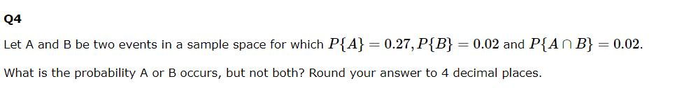 Solved Let A and B be two events in a sample space for which | Chegg.com