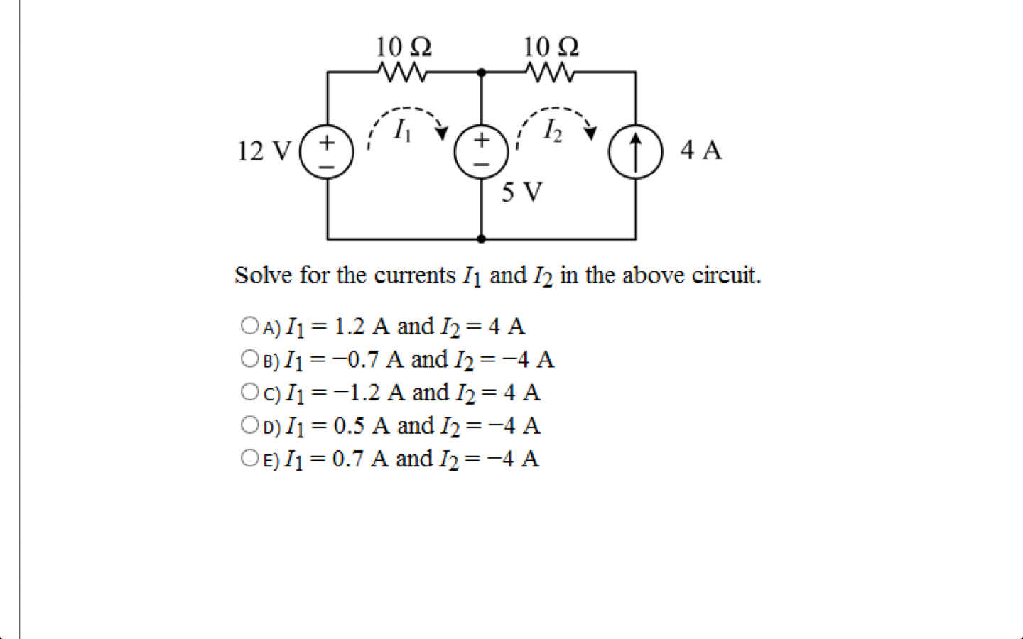 Solved Solve For The Voltage Drop Across The 2 Ohm Resistor 2861