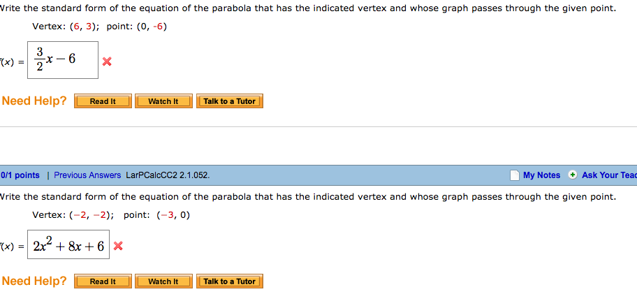 solved-vrite-the-standard-form-of-the-equation-of-the-chegg