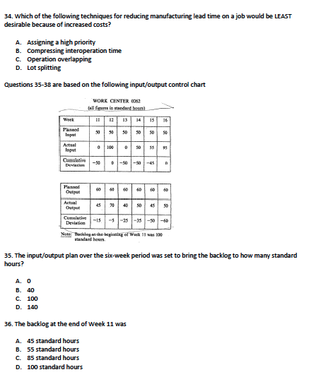 Work Station Example Problems Solved Work Center Example Problem Along with Multiple | Chegg.com