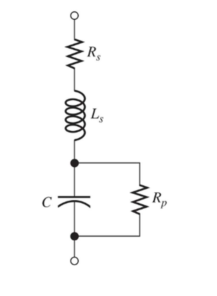 Solved The Circuit Model For A Practical Capacitor Is Shown