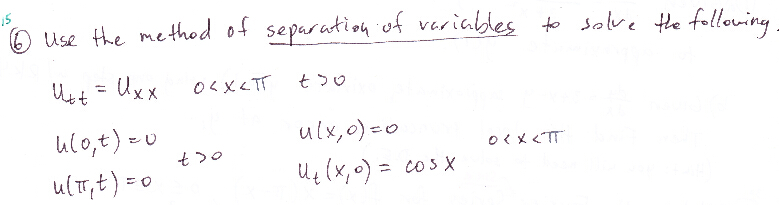 Solved Use The Method Of Separation Of Variables To Solve | Chegg.com