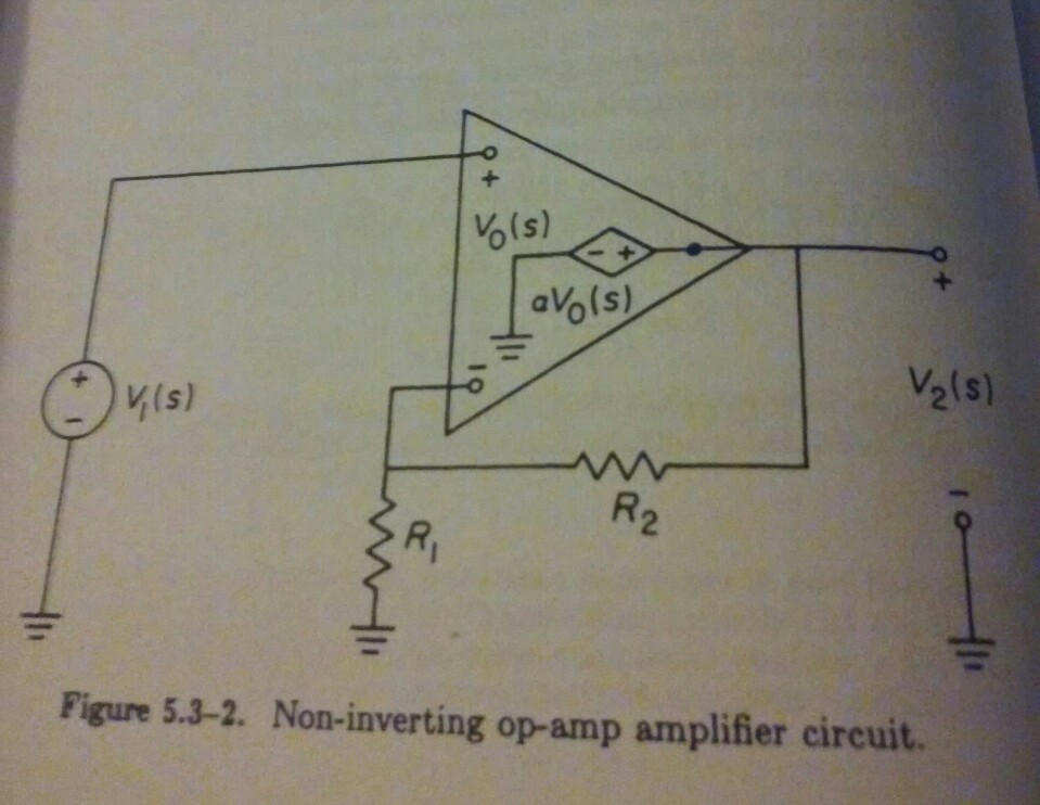 Solved Exercise 5.2 In The Non-inverting Op-amp Amplifier | Chegg.com