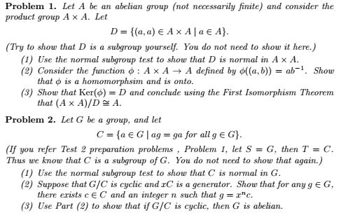 Solved Let A Be An Abelian Group (not Necessarily Finite) | Chegg.com