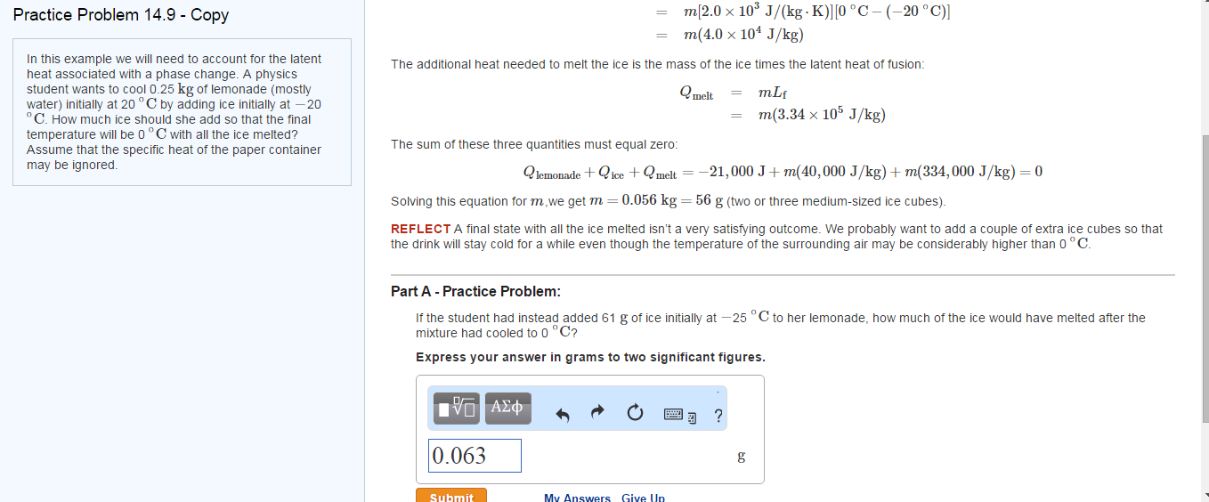 Solved Practice Problem 14.9 Copy In this example we will | Chegg.com