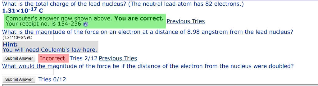 what is the total charge of the nucleus of an atom