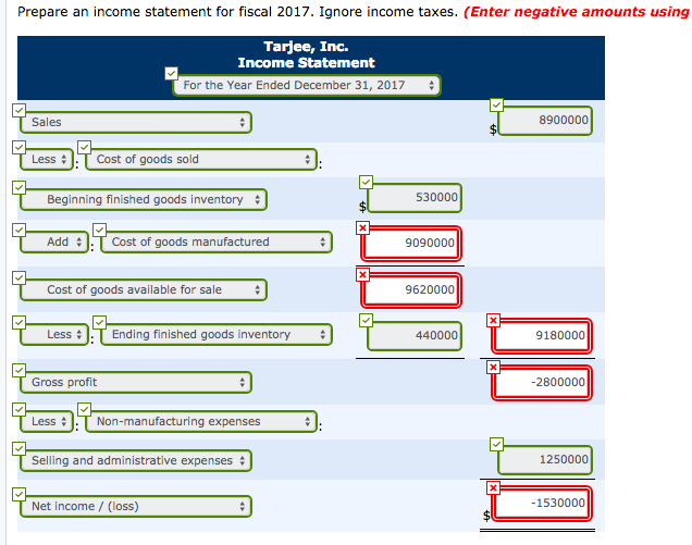 Solved I need help with the following managerial accounting | Chegg.com
