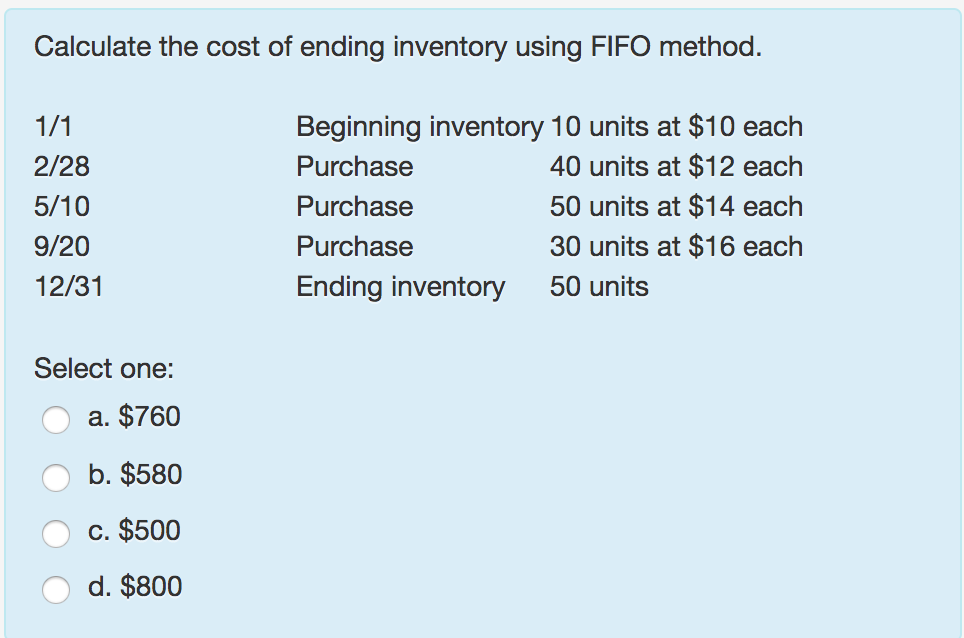 solved-using-fifo-calculate-ending-inventory-and-cost-of-goods-sold