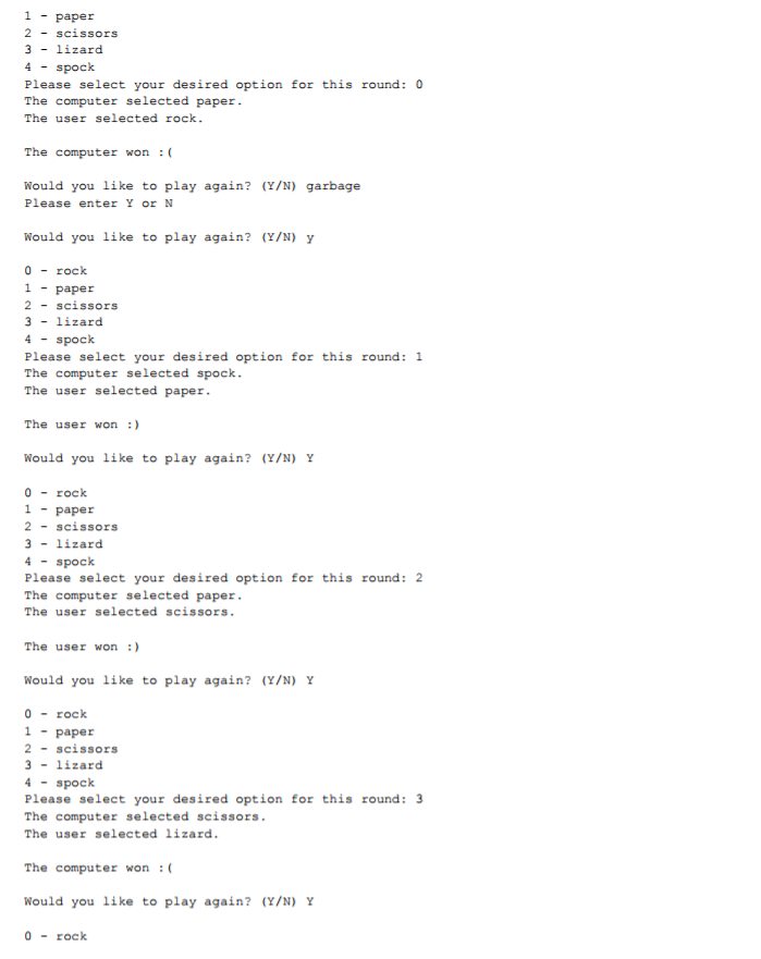 Solved Description Write a program that plays the game of | Chegg.com