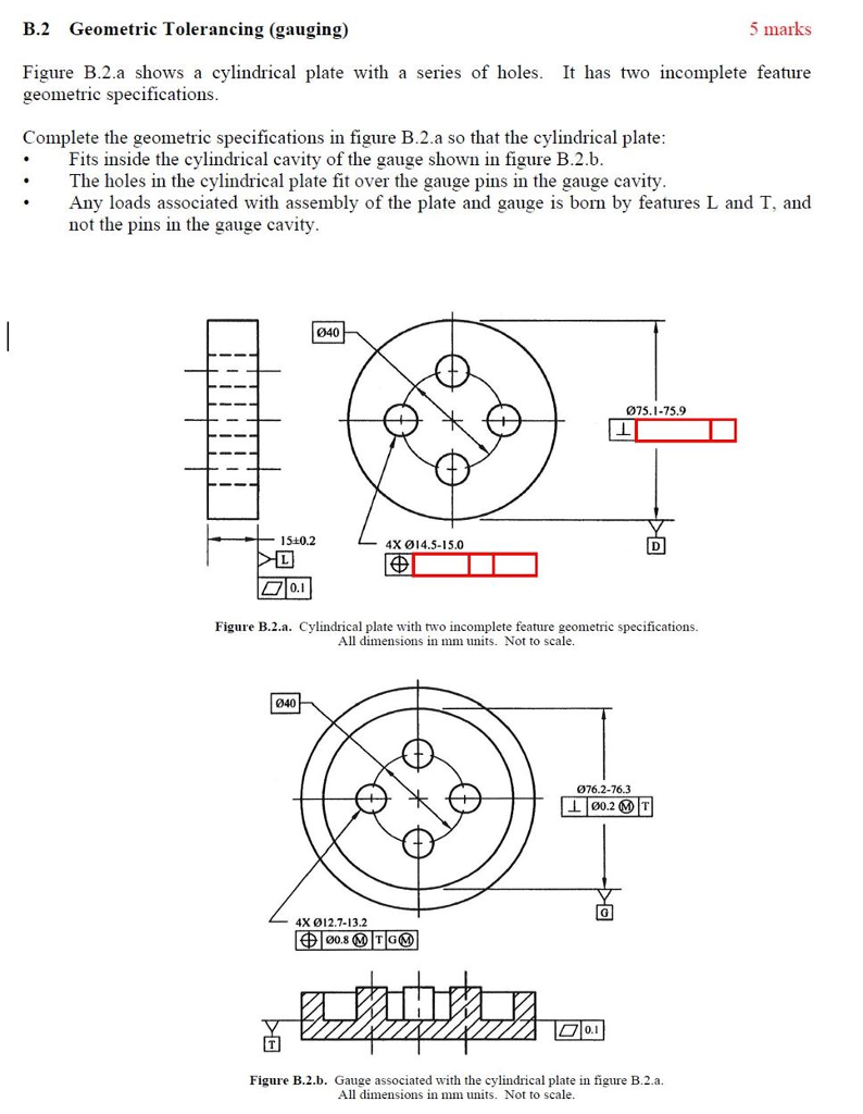 Solved Figure Shows A Cylindrical Plate With A Series Of 