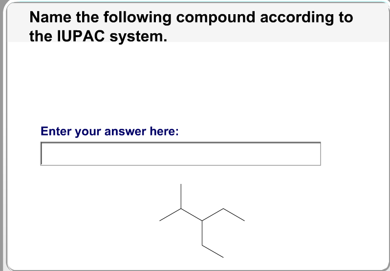 Solved Name The Following Compound According To The Iupac 1842