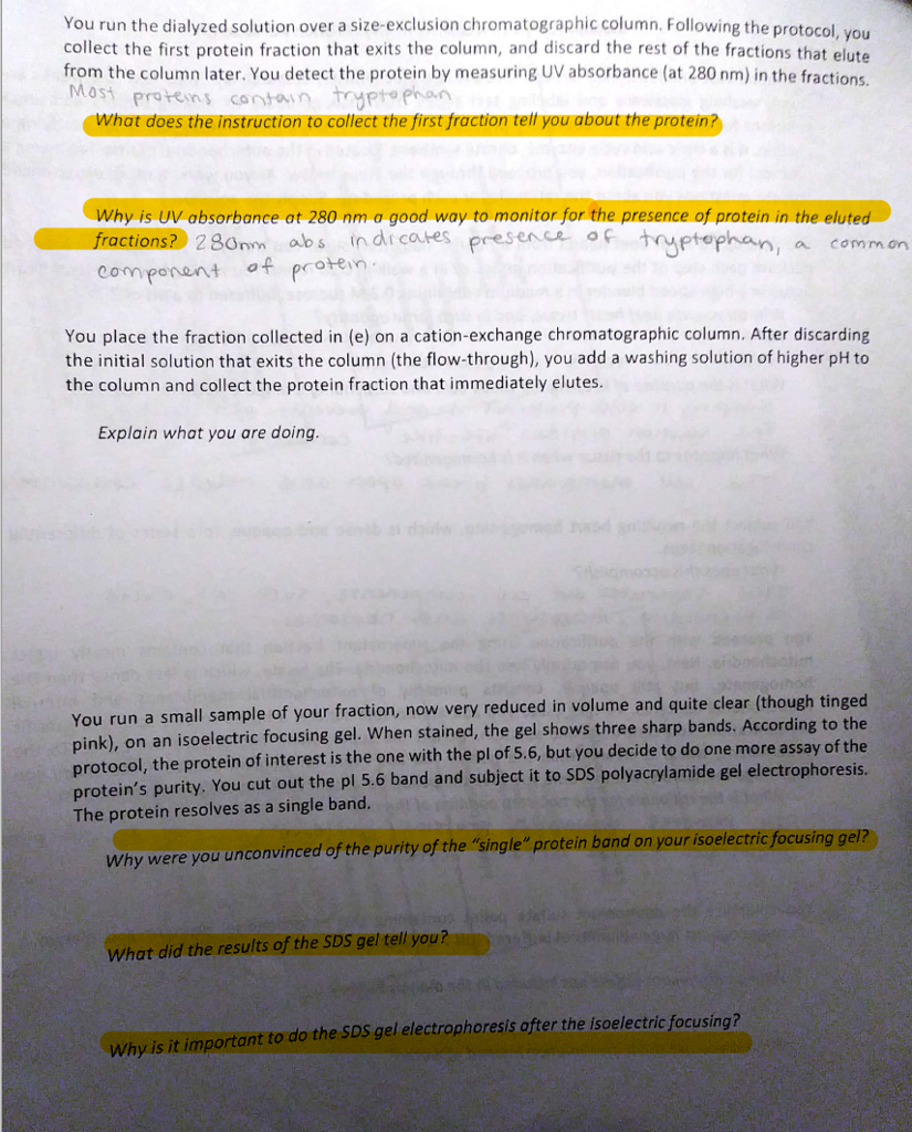 Solved: This Is A Worksheet Based On One Experiment. Pleas... | Chegg.com