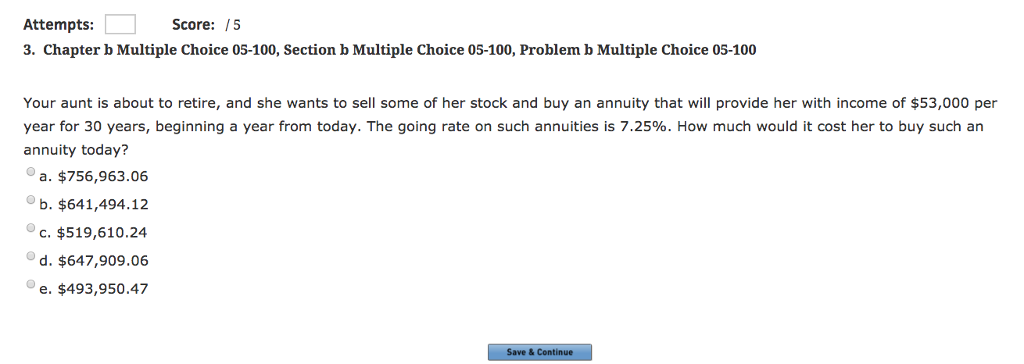 Solved Attempts 3. Chapter b Multiple Choice 05-100, Section | Chegg.com