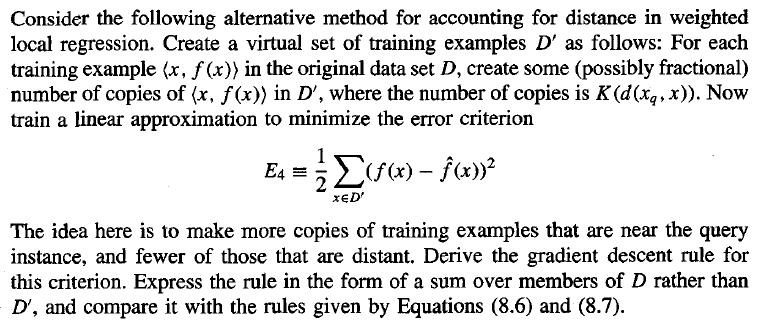 Consider the following alternative method for | Chegg.com