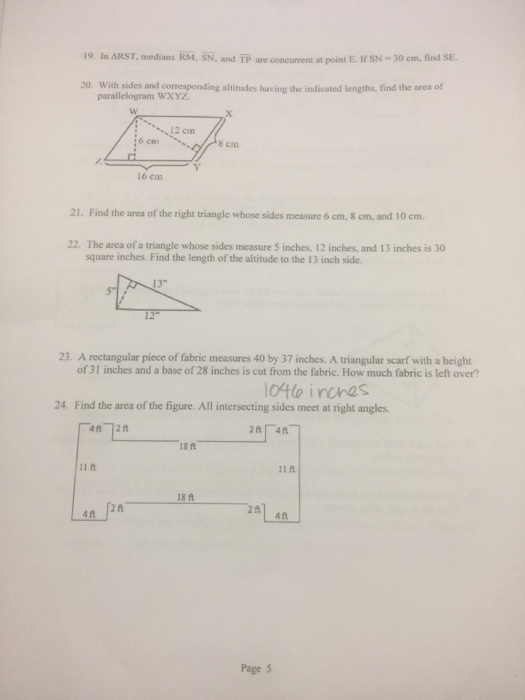 Solved With side corresponding altitudes has mg the | Chegg.com