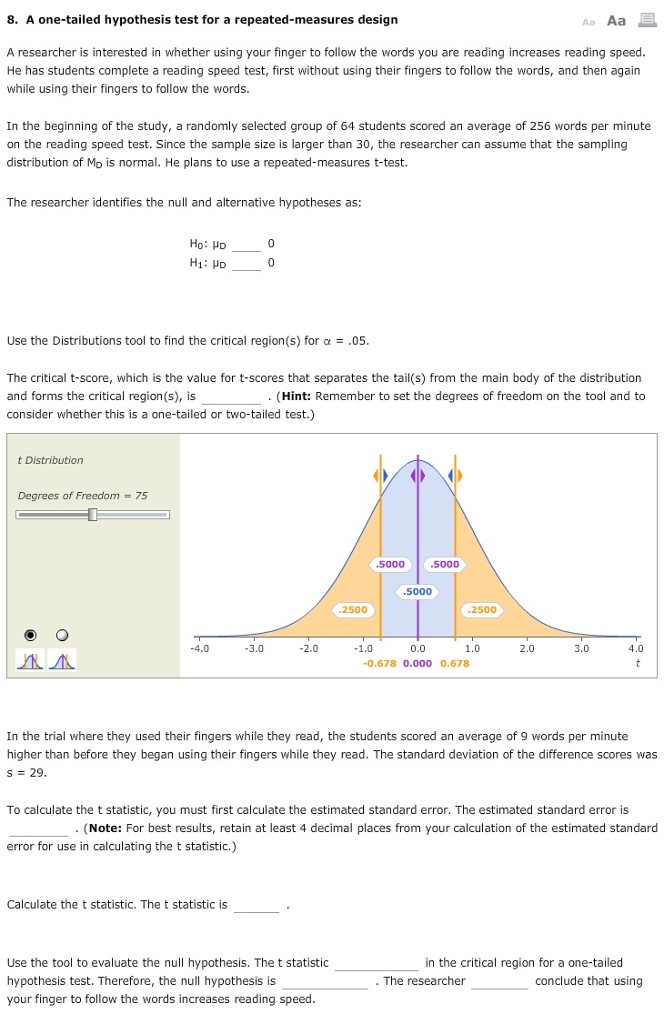 how to write a one tailed hypothesis psychology