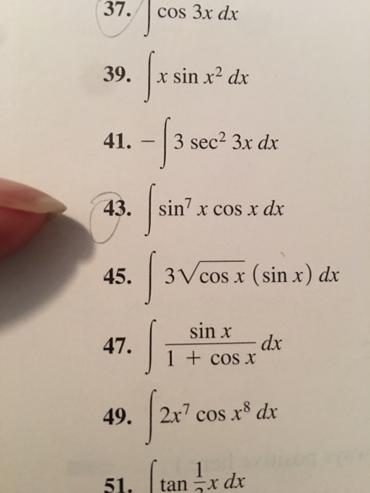 integration of x 3 cos 2 x dx