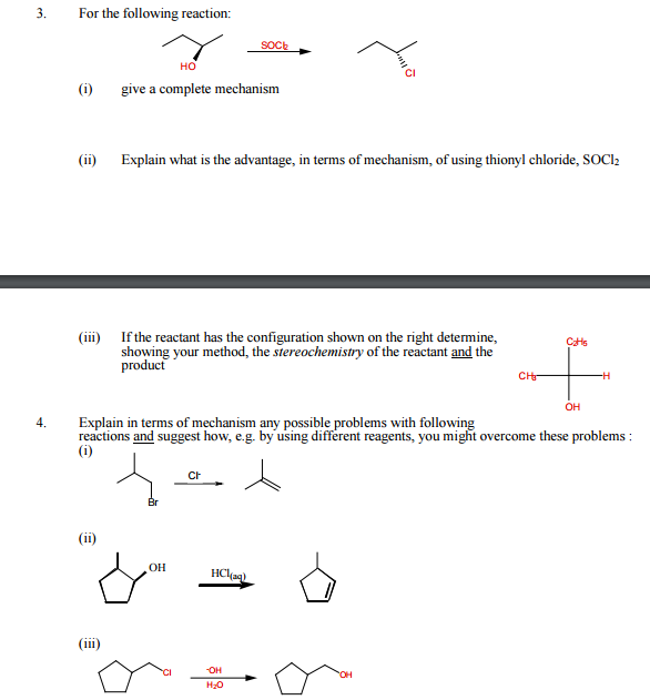 Solved For the following reaction: give a complete | Chegg.com