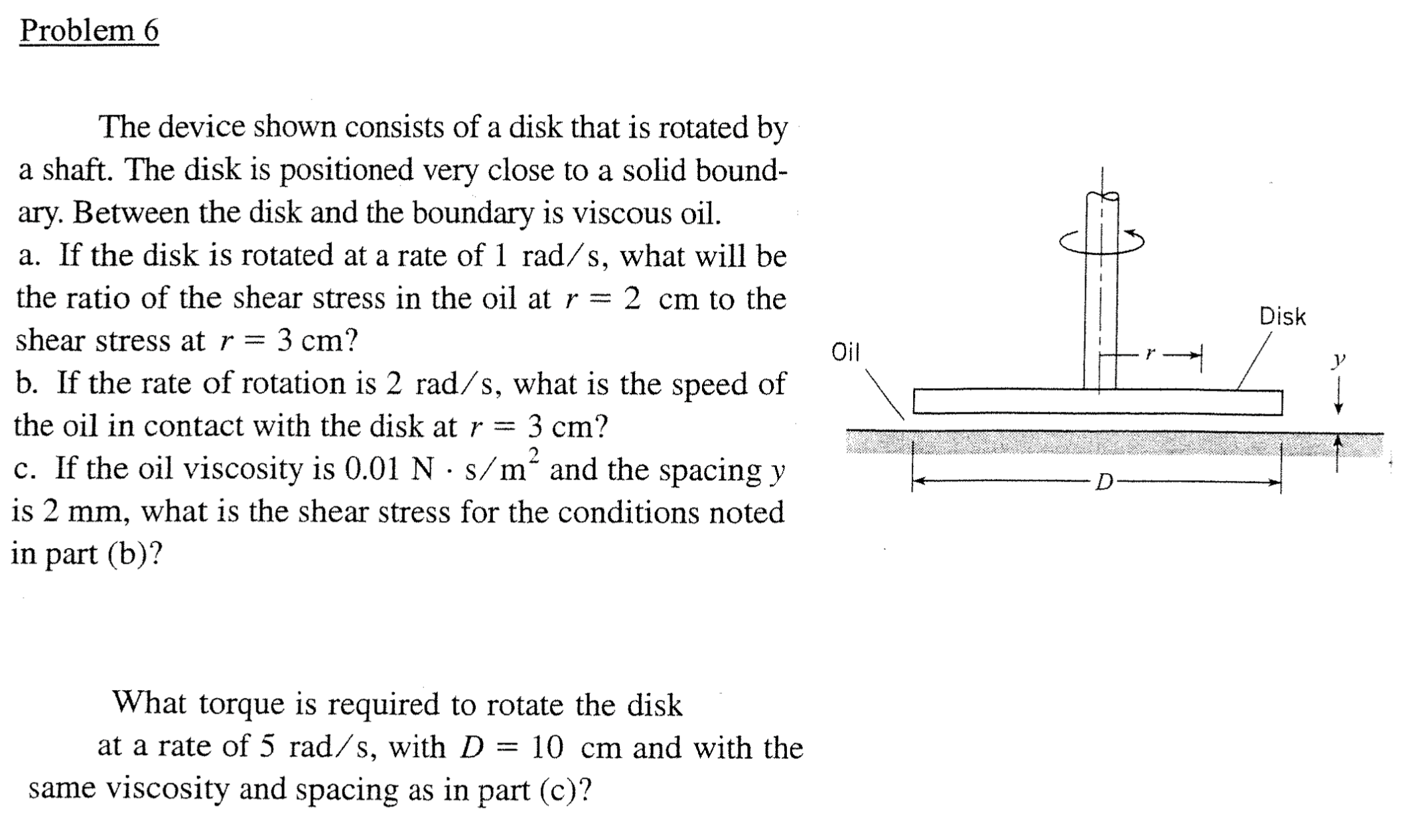 Solved The device shown consists of a disk that is rotated | Chegg.com