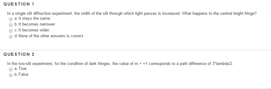 in a single slit diffraction experiment a slit of width