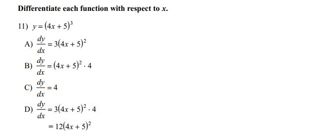 Solved Differentiate Each Function With Respect To X Y