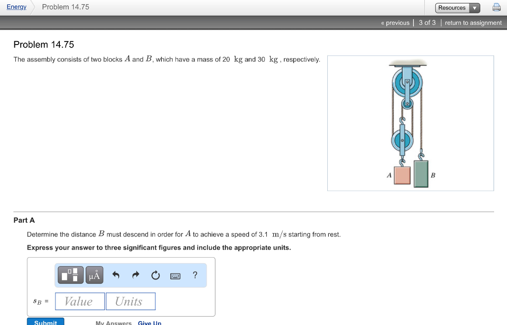 Solved The Assembly Consists Of Two Blocks A And B, Which | Chegg.com