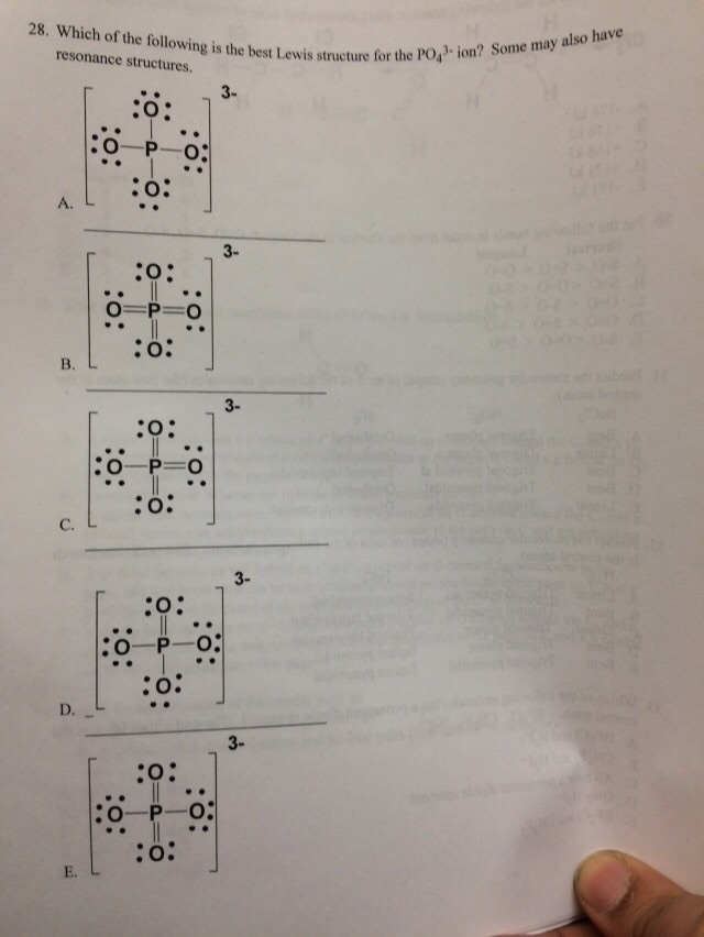 Po4 Lewis Dot Structure