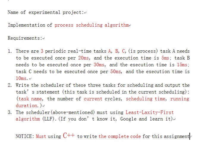 Solved Name Of Experimental Project Implementation Of | Chegg.com