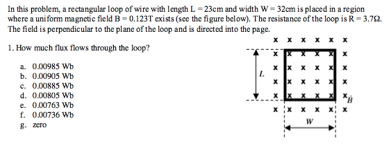 Solved In this problem, a rectangular loop of wire with | Chegg.com