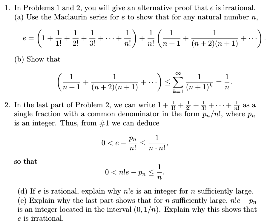 Number Theory Problems